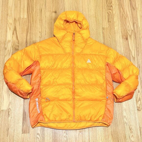 Nike ACG Therma-FIT ADV Men’s Size S-XL Lunar Lake Orange Full-Zip Puffer Jacket - Picture 2 of 14